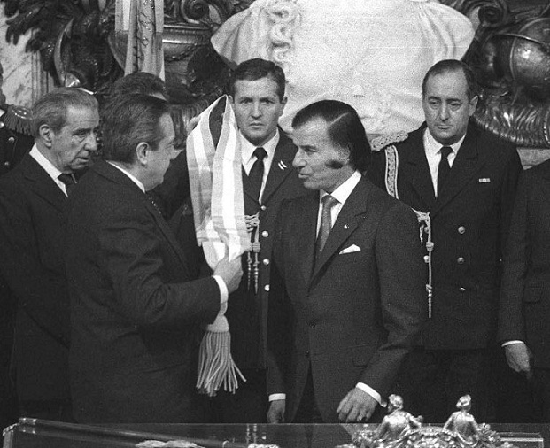 Asunción de Menem, 1989.