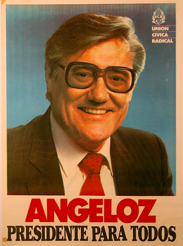 Afiche de la campaña de Eduardo Angeloz, 1989.