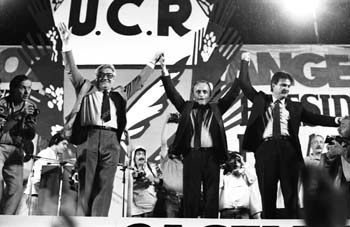 Cierre de campaña Angeloz 1989.