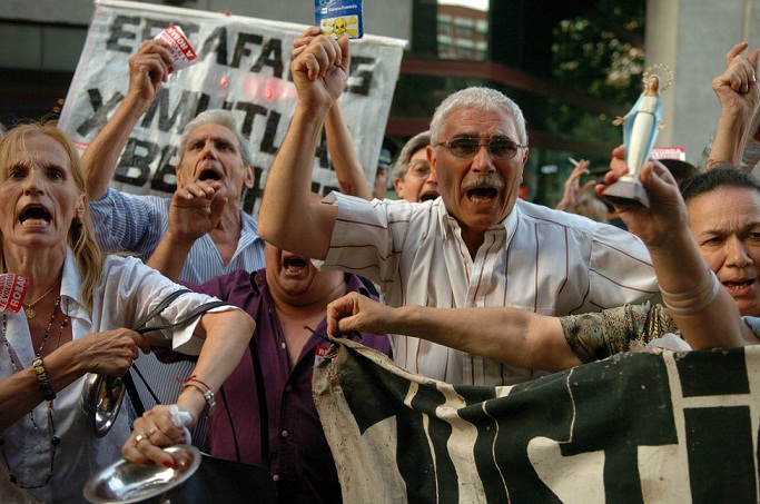 Protesta de ahorristas 