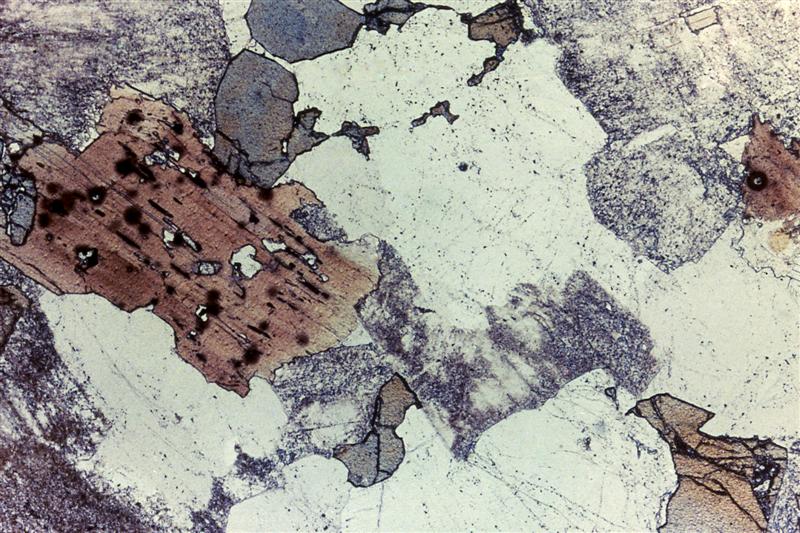 Granito con turmalina