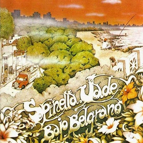 Tapa del álbum «Bajo Belgrano», Spinetta Jade, 1983.