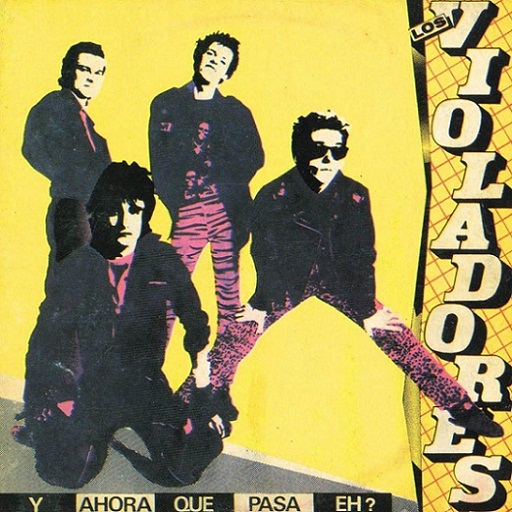 Tapa del álbum «Y ahora qué pasa, eh?», Los Violadores, 1985.
