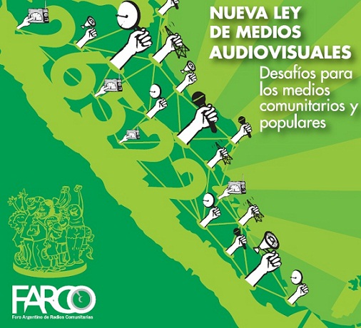 Cartilla FARCO por la Ley de Medios Audiovisuales, 2010.
