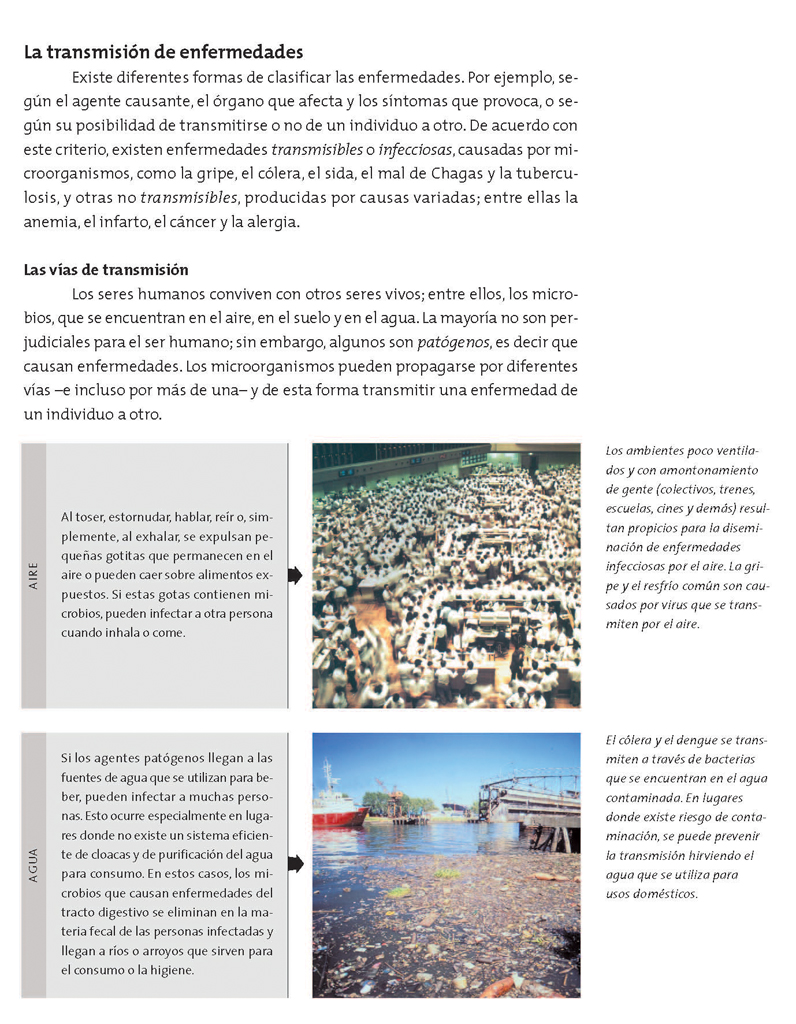 La transmisión de enfermedades