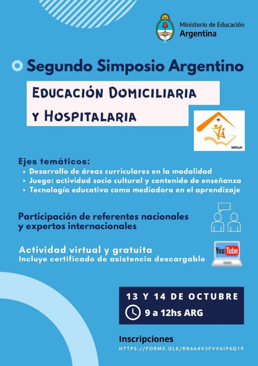 la imagen muestra el flyer del 2º simposio con sus fechas de realización.