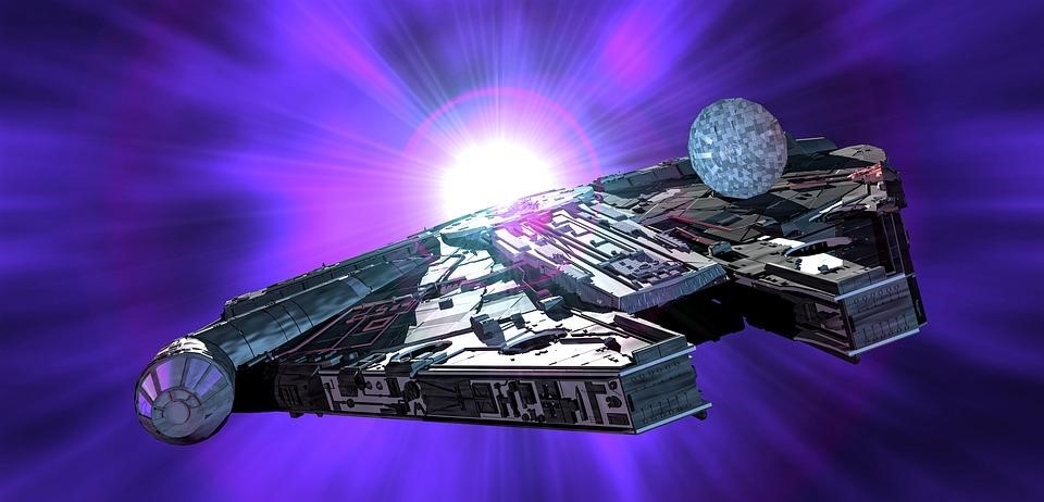 Halcón Milenario de La guerra de las galaxias