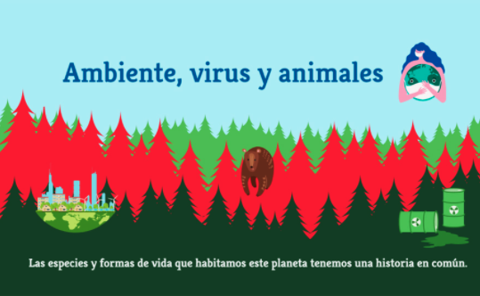 banner colección ambiente, virus y animales