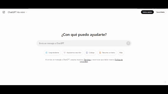 Interacción con ChatGPT que muestra el ingreso de un prompt y la sucesiva respuesta.