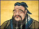 Retrato de Confucio.