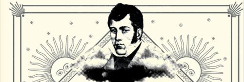 Tomás Godoy Cruz entre nubes y dos soles.