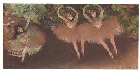 Escena de ballet, de Edgar Degas