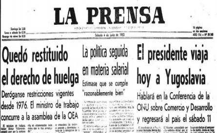 Titular de La Prensa