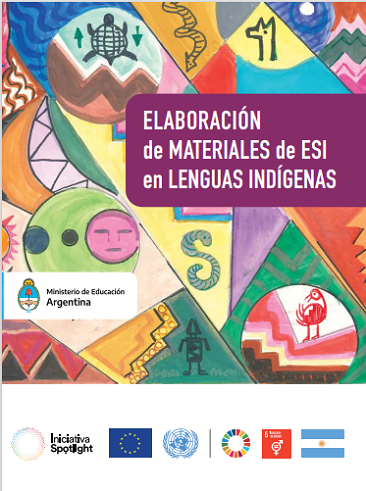 Tapa cuadernillo de ESI en lenguas indígenas.