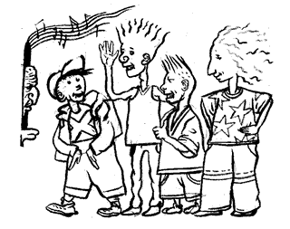 Grupo de amigos.