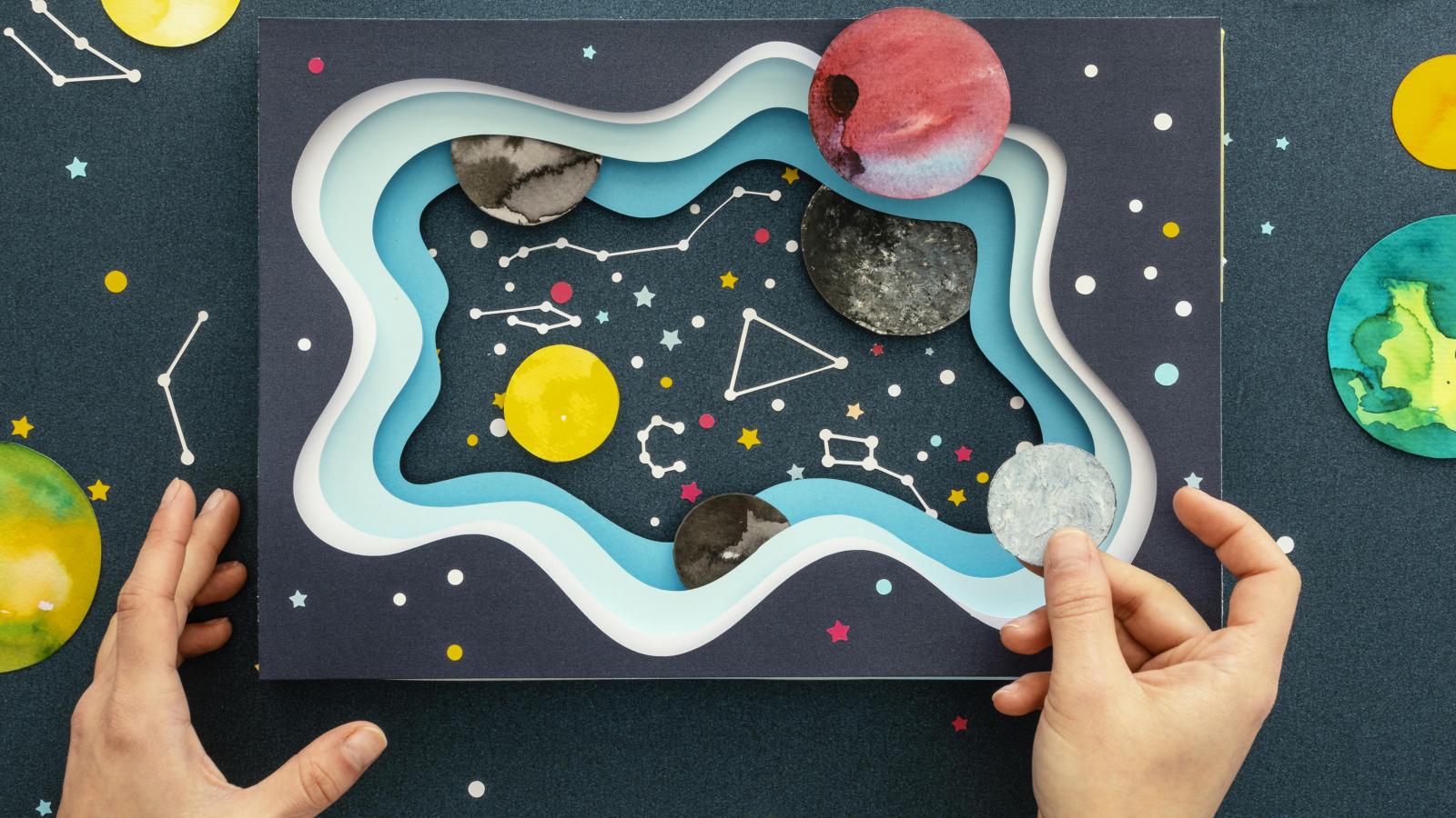 Maqueta del sistema solar