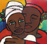 Pareja de afrodescendientes.