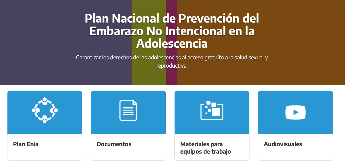 Sitio web del Plan Nacional de Prevención del Embarazo No Intencional en la Adolescencia.